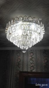 Люстра Катерина пирамида Журавлик в Химках отзыв и фото покупателя