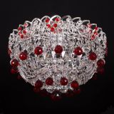 Люстра Катерина шар красная, диаметр 400 мм, цвет серебро, Люстры Гусь Хрустальный Люстра Катерина шар красная, диаметр 400 мм, цвет серебро, Люстры Гусь Хрустальный