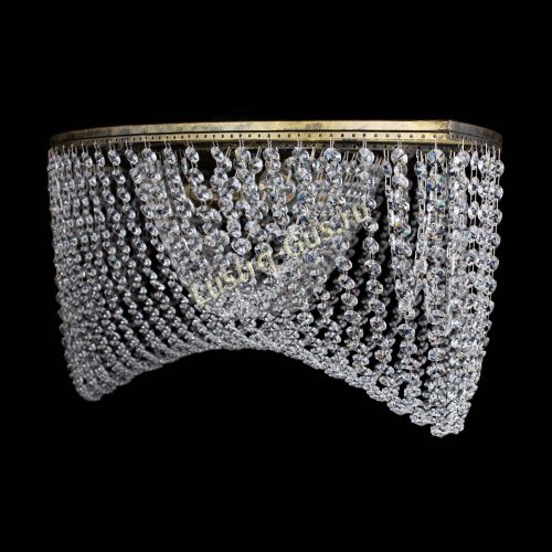 Люстра Хрустальная Волна под бронзу в Химках Гусь Хрустальный