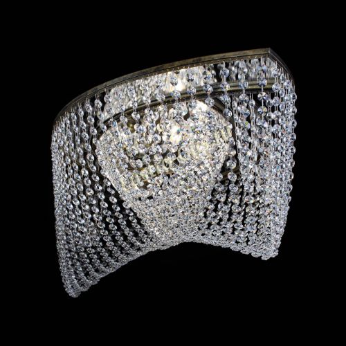 Люстра Хрустальная Волна под бронзу в Химках Гусь Хрустальный