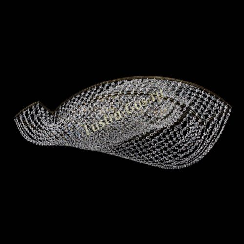 Люстра Хрустальная Волна под бронзу в Химках Гусь Хрустальный