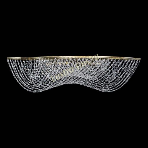 Люстра Хрустальная Волна под бронзу в Химках Гусь Хрустальный