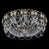 Люстра Хрустальный Каскад Ажур под бронзу Черная в Химках