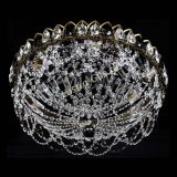 Люстра Хрустальный Каскад Ажур под бронзу Черная в Химках