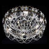 Люстра Хрустальный Каскад Ажур под бронзу Черная в Химках