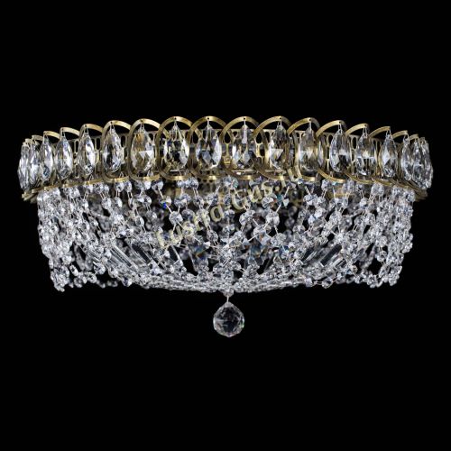 Люстра Хрустальный Каскад Ажур под бронзу в Химках Гусь Хрустальный