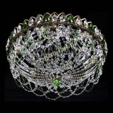 Люстра Хрустальный Каскад Ажур под бронзу Зеленая в Химках Люстра Хрустальный Каскад Ажур под бронзу Зеленая в Химках