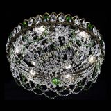 Люстра Хрустальный Каскад Ажур под бронзу Зеленая в Химках Люстра Хрустальный Каскад Ажур под бронзу Зеленая в Химках