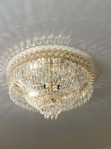 Люстра Хрустальный Каскад Перо в Химках отзыв и фото покупателя