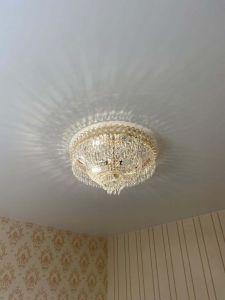 Люстра Хрустальный Каскад Перо в Химках отзыв и фото покупателя