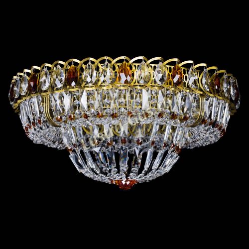 Люстра Кольцо Классика Пластинка чайная под бронзу в Химках Гусь Хрустальный