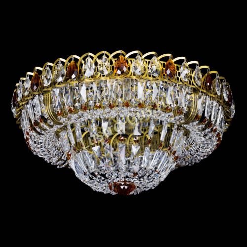 Люстра Кольцо Классика Пластинка чайная под бронзу в Химках Гусь Хрустальный