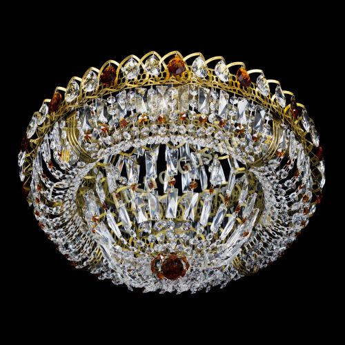 Люстра Кольцо Классика Пластинка чайная под бронзу в Химках Гусь Хрустальный