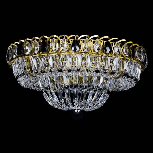 Люстра Кольцо Классика Пластинка черная под бронзу в Химках Гусь Хрустальный