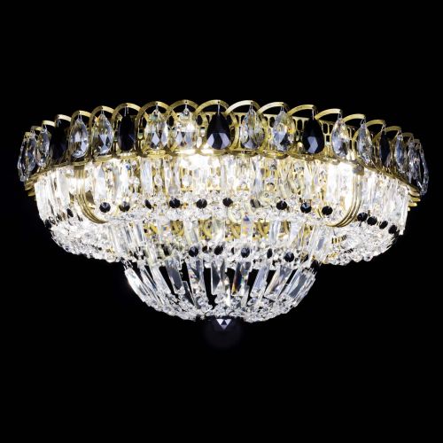 Люстра Кольцо Классика Пластинка черная под бронзу в Химках Гусь Хрустальный