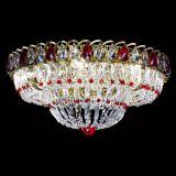 Люстра Кольцо Классика Пластинка красная под бронзу в Химках