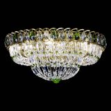 Люстра Кольцо Классика Пластинка зеленая под бронзу в Химках