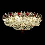 Люстра Кольцо Классика Пластинка красная в Химках