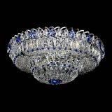 Люстра Кольцо Пластинка 600 мм синяя в Химках