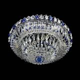 Люстра Кольцо Пластинка 600 мм синяя в Химках