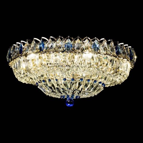 Люстра Кольцо Классика Пластинка синяя в Химках Гусь Хрустальный