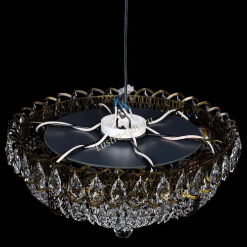 Люстра Кольцо Классика под бронзу 6 ламп в Химках Гусь Хрустальный