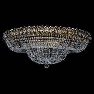 Люстра Кольцо Классика 10 ламп под бронзу