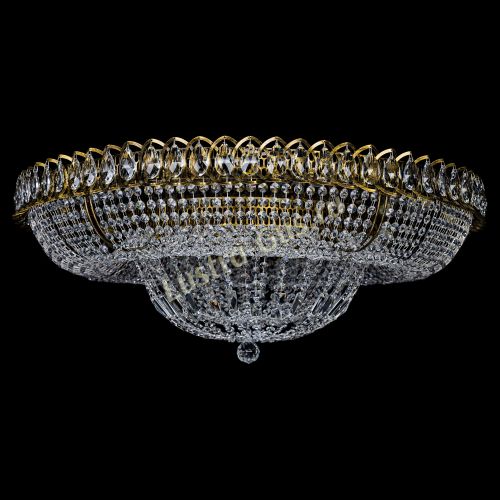 Люстра Кольцо Классика 10 ламп под бронзу в Химках Гусь Хрустальный