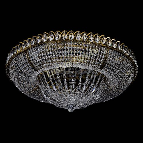 Люстра Кольцо Классика 10 ламп под бронзу в Химках Гусь Хрустальный