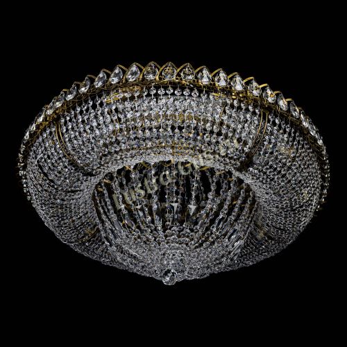 Люстра Кольцо Классика 10 ламп под бронзу в Химках Гусь Хрустальный