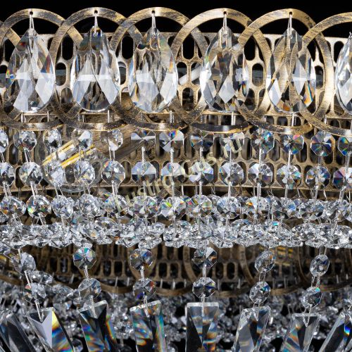 Люстра Кольцо Классика под бронзу в Химках Гусь Хрустальный