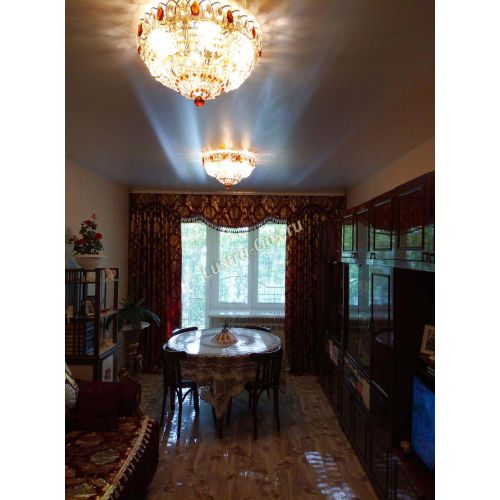 Люстра Кольцо Классика чайная в Химках Гусь Хрустальный