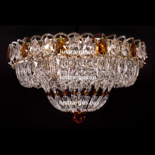 Люстра Кольцо Классика Пластинка цветная в Химках Гусь Хрустальный