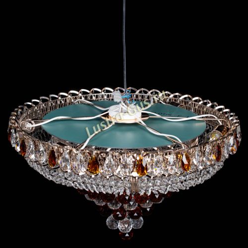 Люстра Кольцо пирамида шар 40 мм чайный в Химках Гусь Хрустальный