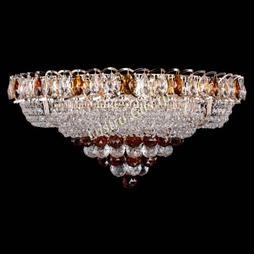 Люстра Кольцо пирамида шар 40 мм чайный в Химках Гусь Хрустальный