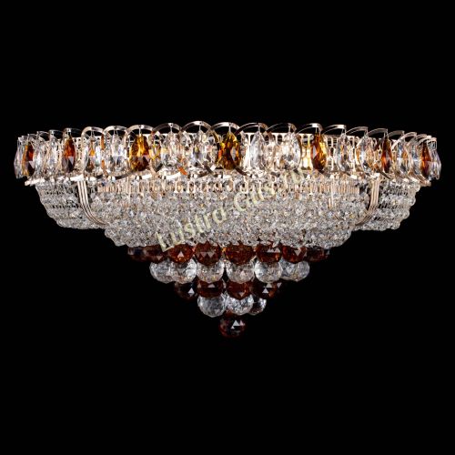 Люстра Кольцо пирамида шар 40 мм чайный в Химках Гусь Хрустальный