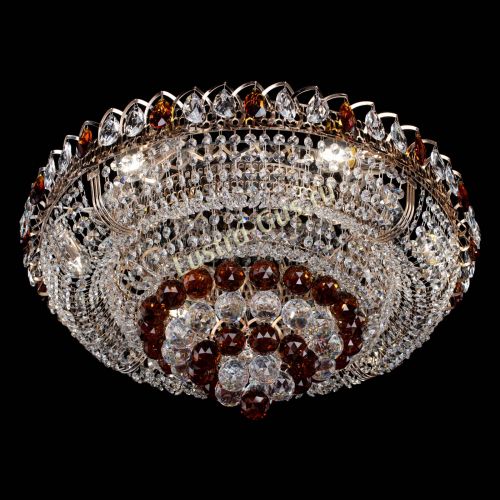 Люстра Кольцо пирамида шар 40 мм чайный в Химках Гусь Хрустальный