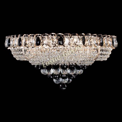 Люстра Кольцо пирамида шар 40 мм черная в Химках Гусь Хрустальный