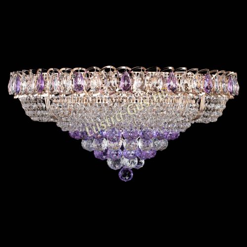 Люстра Кольцо пирамида шар 40 мм фиолетовая в Химках Люстра Кольцо пирамида шар 40 мм фиолетовая в Химках