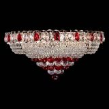 Люстра Кольцо пирамида шар 40 мм красная в Химках