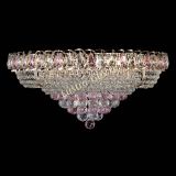 Люстра Кольцо пирамида шар 40 мм розовая в Химках