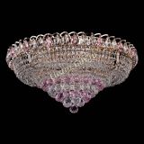 Люстра Кольцо пирамида шар 40 мм розовая в Химках