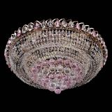 Люстра Кольцо пирамида шар 40 мм розовая в Химках