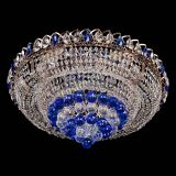 Люстра Кольцо пирамида шар 40 мм синяя в Химках