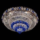 Люстра Кольцо пирамида шар 40 мм синяя в Химках