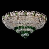 Люстра Кольцо пирамида шар 40 мм зеленая в Химках