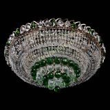 Люстра Кольцо пирамида шар 40 мм зеленая в Химках