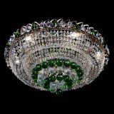 Люстра Кольцо пирамида шар 40 мм зеленая в Химках