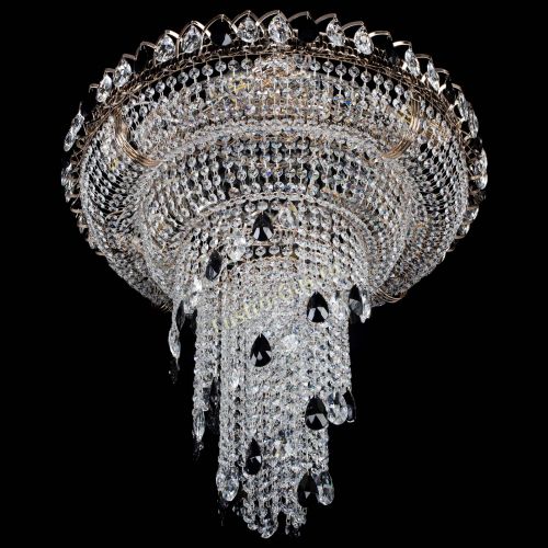 Люстра Кольцо №10 черная в Химках Гусь Хрустальный