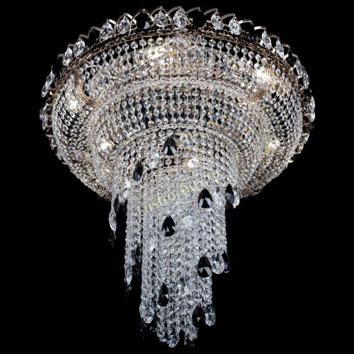 Люстра Кольцо №10 черная в Химках Гусь Хрустальный